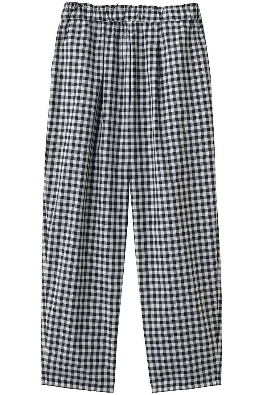 ナナデェコール/nanadecorの【ＫＯ】ブロックチェックパンツ(ブラック/K26-03B524BK)