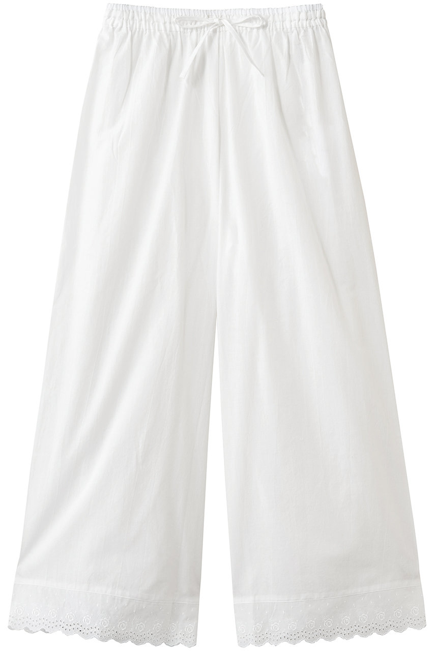 ナナデェコール/nanadecorのクラシックローズレースパンツ(ホワイト/N26-03B544WH)