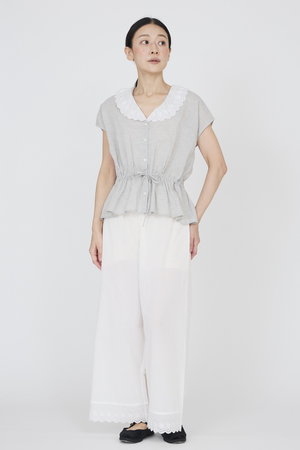 ナナデェコール/nanadecorのクラシックローズレースブラウス(110400/110403)