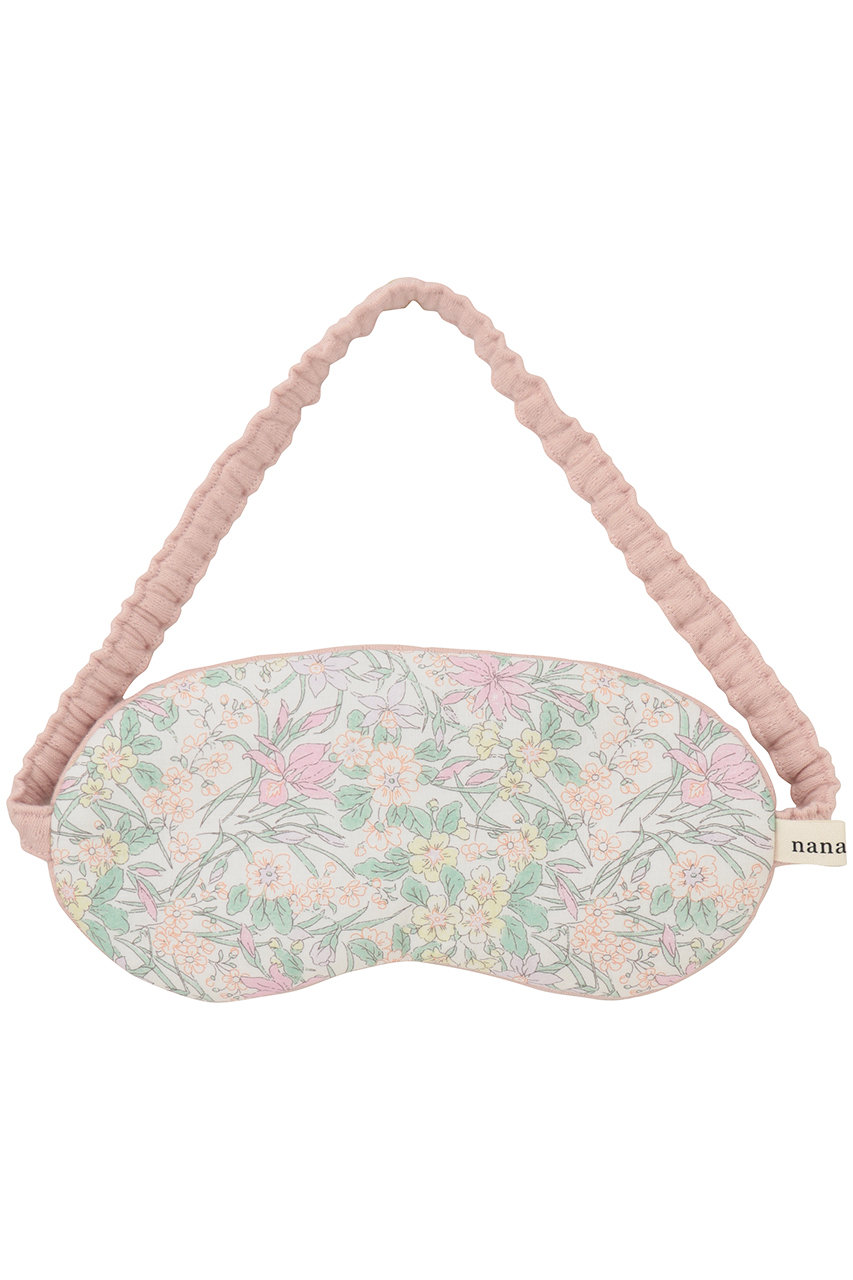ナナデェコール/nanadecorのリバティパステルフラワーアイマスク(ピンク/N26-09582PK)