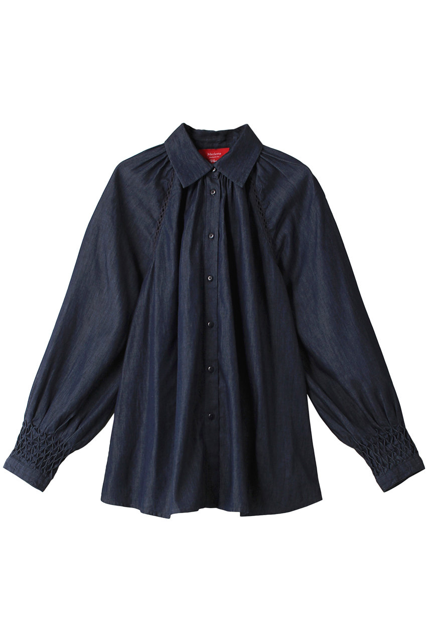 【Merlette】【Ron Herman 15th限定】Tiana Smocked Denim