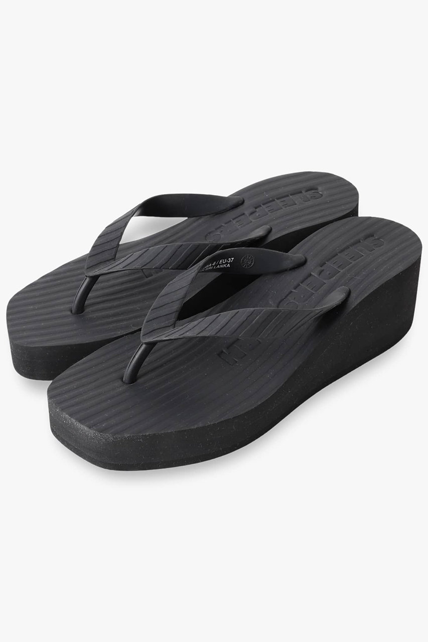 RHC Ron Herman 【RHC別注】【SLEEPERS】High Platform サンダル (ブラック, 36(23)) RHC ロンハーマン ELLE SHOP RHC Ron Herman 【RHC別注】【SLEEPERS】High Platform サンダル (ブラック, 36(23)) RHC ロンハーマン ELLE SHOP