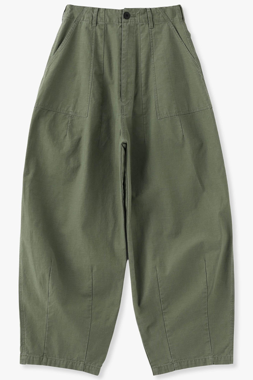 RHC Ron Herman 【RHC】ワイドミリタリーパンツ (カーキ, XS) RHC ロンハーマン ELLE SHOP RHC Ron Herman 【RHC】ワイドミリタリーパンツ (カーキ, XS) RHC ロンハーマン ELLE SHOP