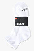 【MEN】【RHC別注】 【Hanes】ビーフィークォーターレングスソックス