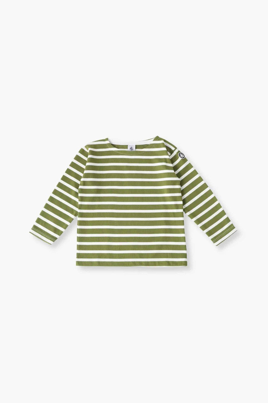 ロンハーマン/Ron Hermanの【KIDS】【RH別注】【PETIT BATEAU】マリニエール ロングスリーブTシャツ(3-5Y)(カーキ/4240900154)