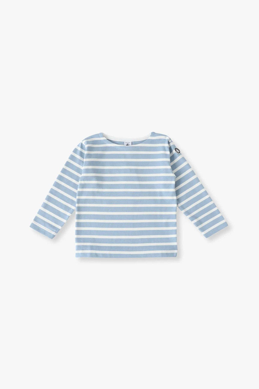 ロンハーマン/Ron Hermanの【KIDS】【RH別注】【PETIT BATEAU】マリニエール ロングスリーブTシャツ(3-5Y)(ブルー/4240900154)