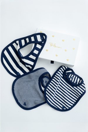 ロンハーマン/Ron Hermanの【BABY】ビブ ギフト ボックス セット(200400/200401)