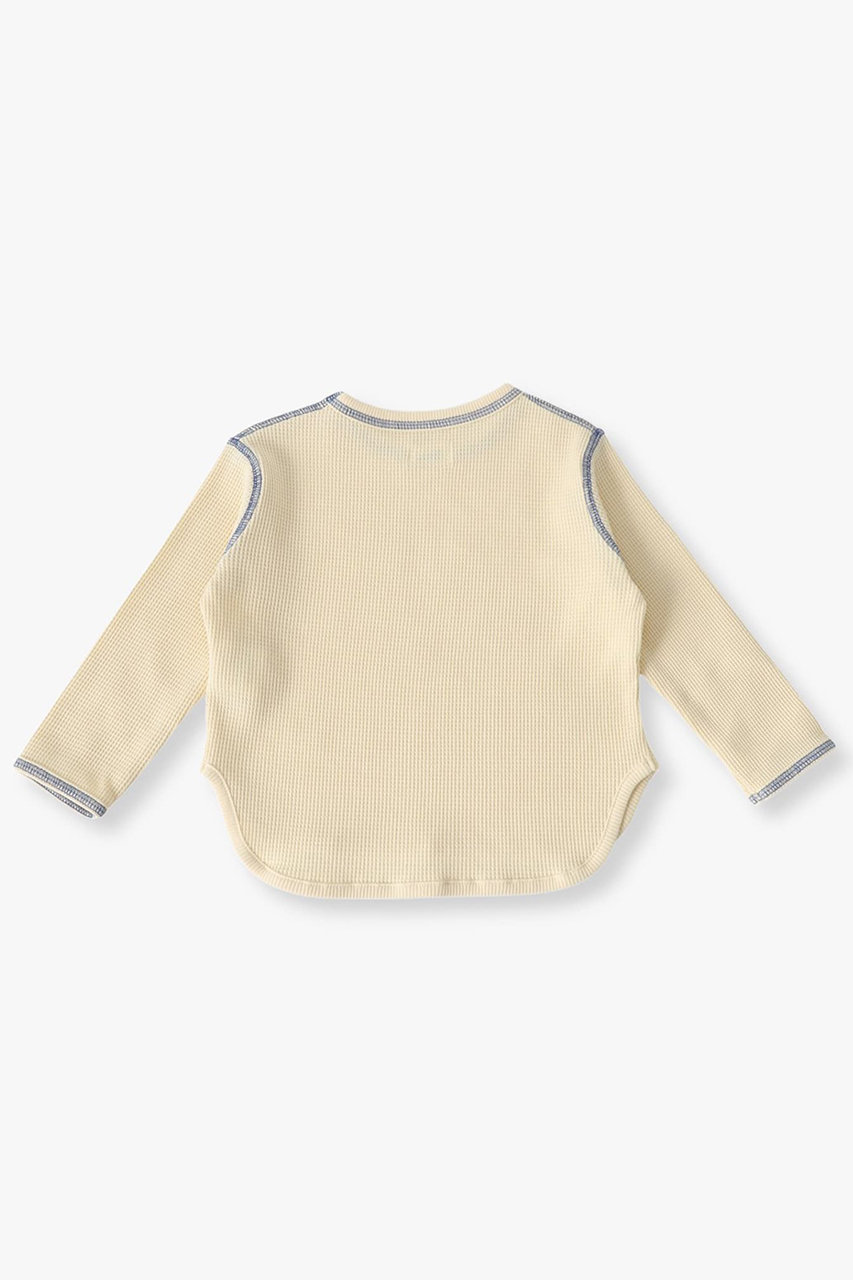 RonHerman ロンハーマンベビ ートップス長袖ワッフルTシャツ looponline_mc66342