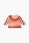 【KIDS】マルチストライプ Tシャツ ロンハーマン/Ron Herman レッド