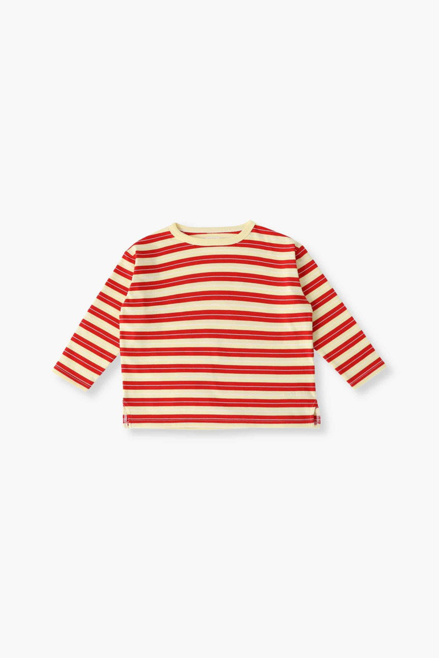 ロンハーマン/Ron Hermanの【KIDS】マルチストライプ Tシャツ(レッド/4340900004)