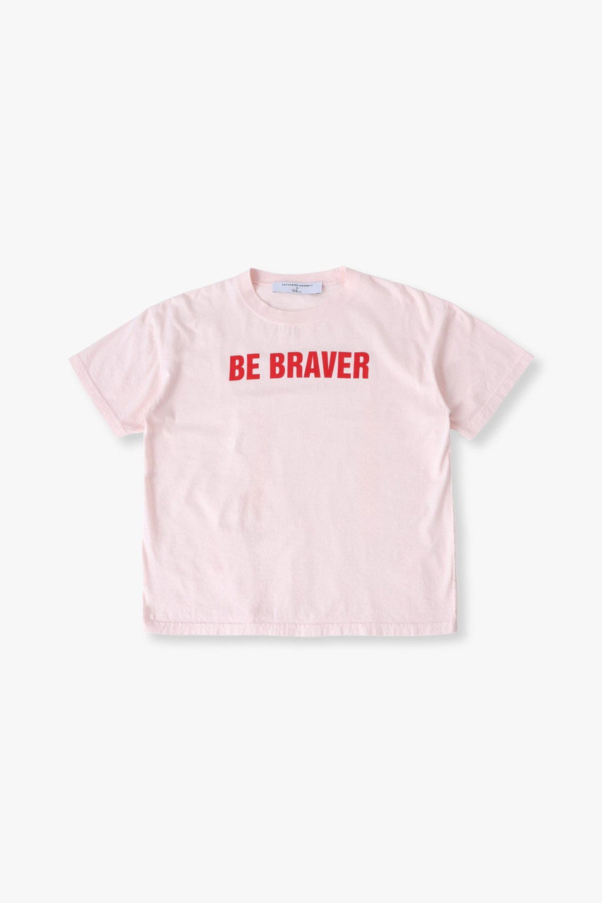 ロンハーマン/Ron Hermanの【3/14 12:00販売開始】【KIDS】【RH別注】【KATHARINE HAMNETT】BE BRAVER ビッグTシャツ(ライトピンク/4340900161)