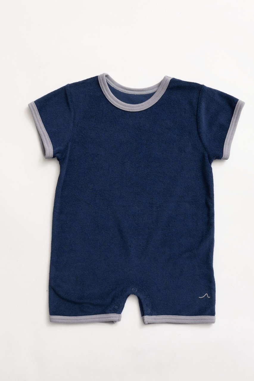 ロンハーマン/Ron Hermanの【3/14 12:00販売開始】【BABY】パイル ロンパース(ネイビー/4341500007)