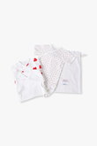 【BABY】【RH別注】【PETIT BATEAU】ハーブ スリーブ ロンパースセット
