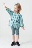 【KIDS】オーガニックコットン ハーフレギンス