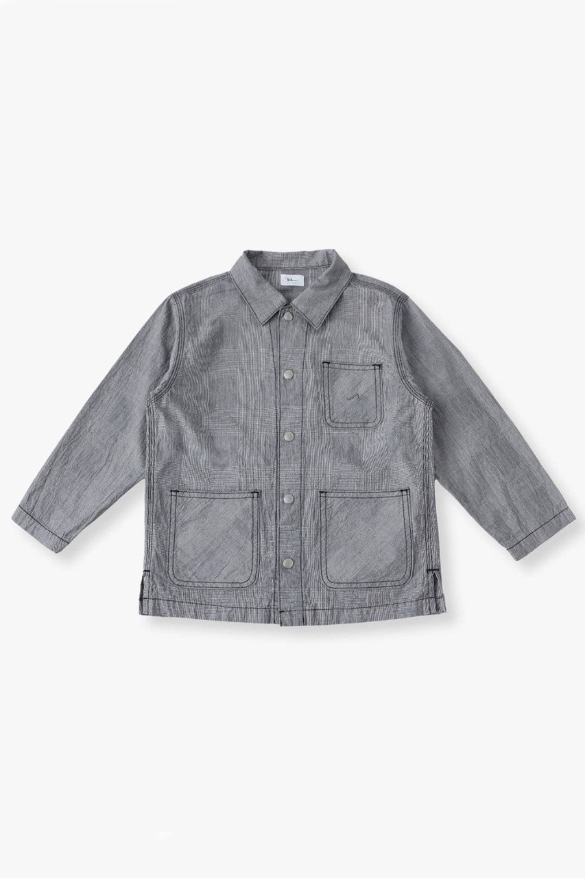 ロンハーマン/Ron Hermanの【KIDS】ワッシャーチェックジャケット(ブラック/4340400008)