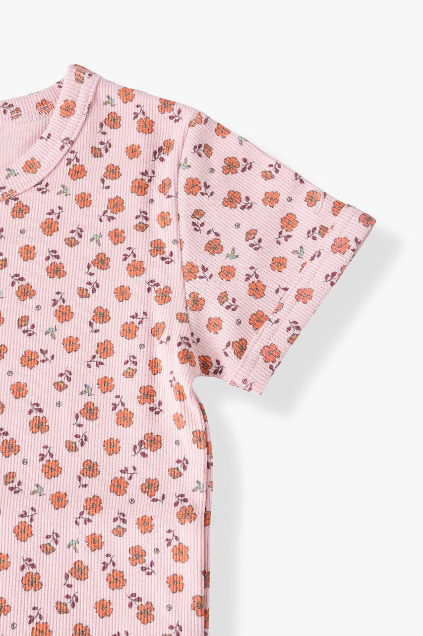 Ron Herman 半袖 花柄 Ron Herman(ロンハーマン)｜【KIDS】フラワープリントTシャツ/ピンク