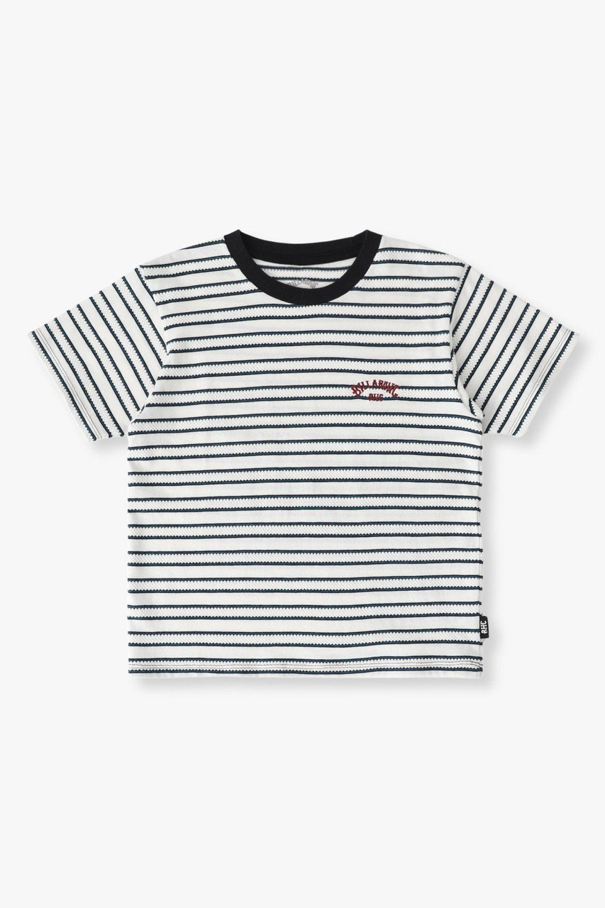 ロンハーマン/Ron Hermanの【KIDS】【RH別注】【BILLABONG】ジャガードジャージーボーダーTシャツ(ホワイト/4340900212)