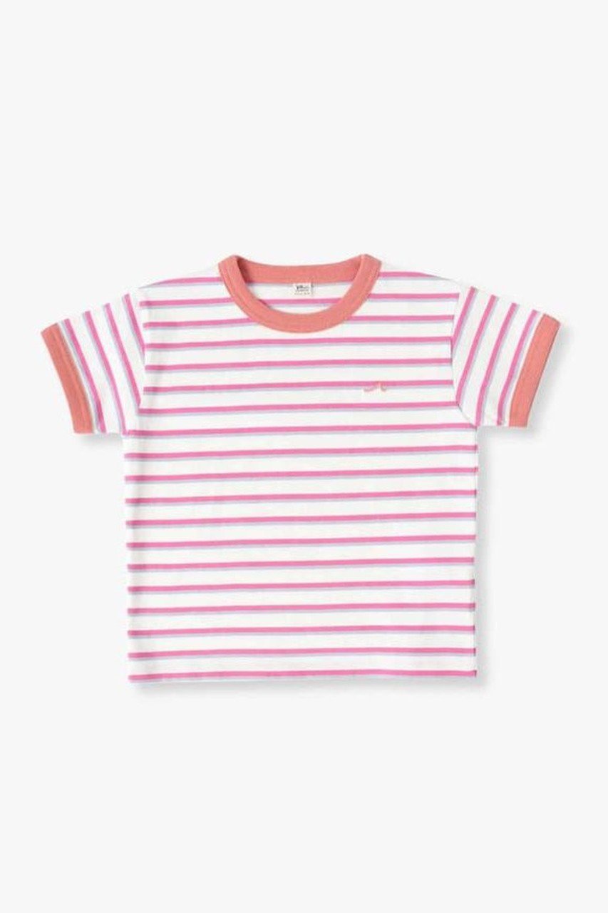 ロンハーマン/Ron Hermanの【KIDS】マルチボーダーTシャツ(ピンク/4140900008)