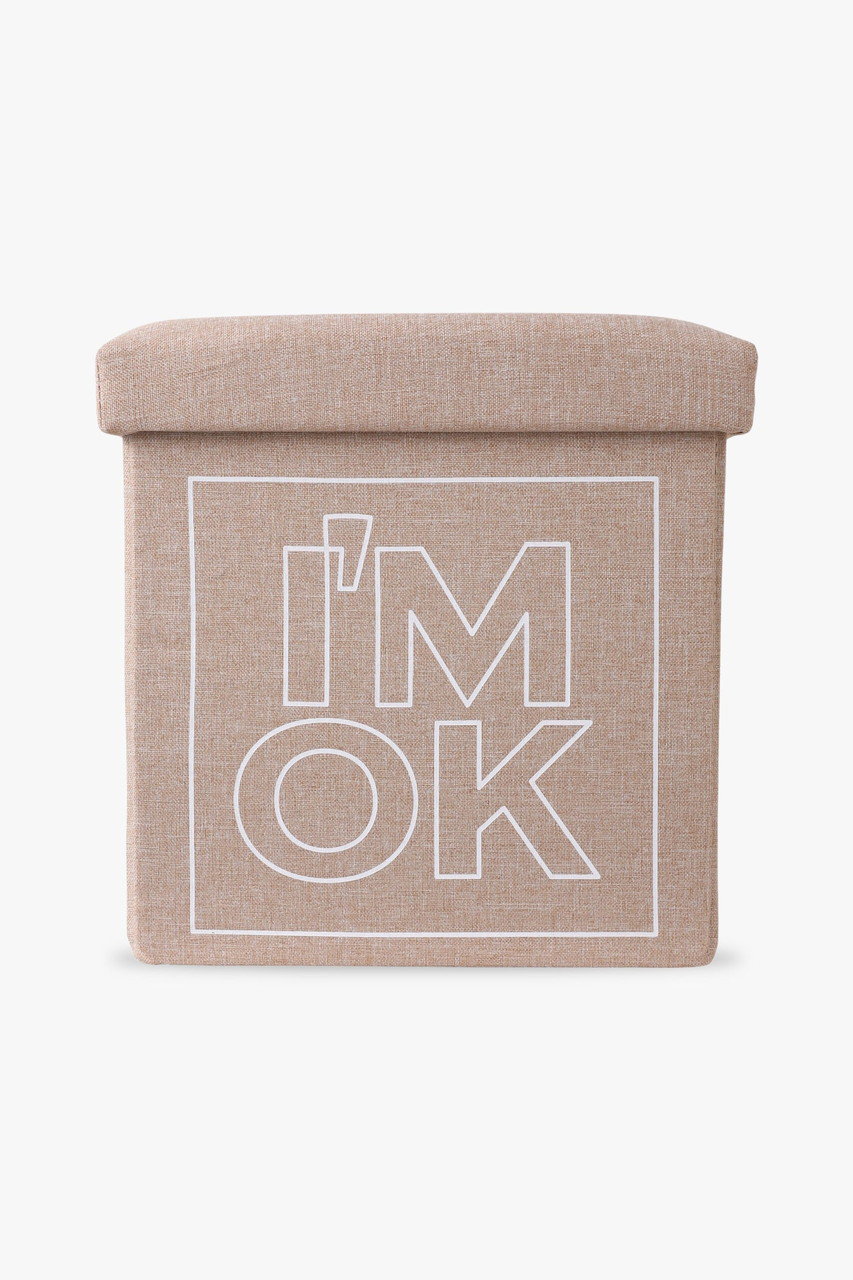 ロンハーマン/Ron Hermanの【I’M OK】スツールボックス(ライトベージュ/4395600001)