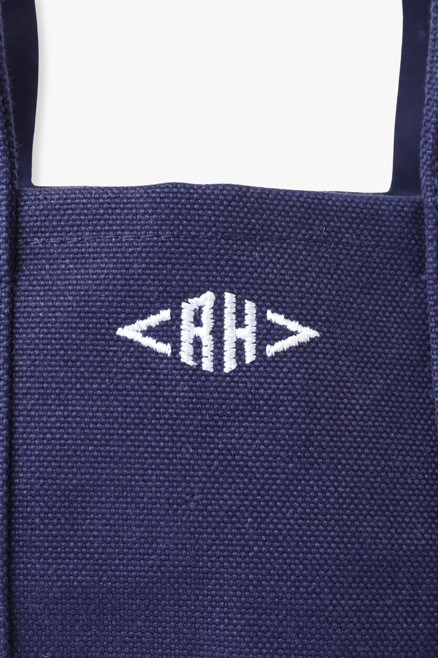 Ron Herman(ロンハーマン)｜キャンバストートバッグ(XS)/ネイビー の
