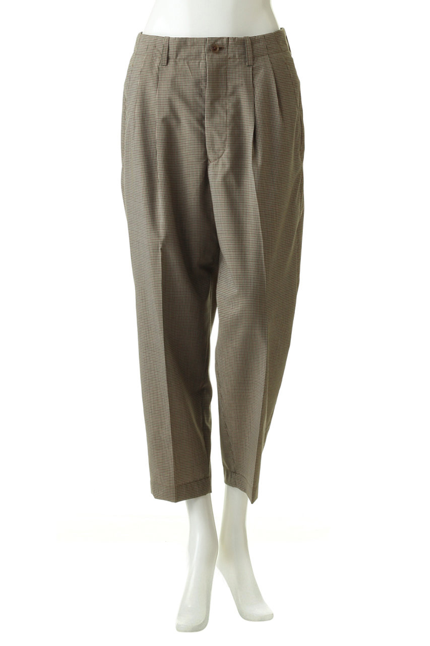 Scye Scye Basics サイ サイベーシックス チェックウールパンツ グリーン の通販 Elleshop エル ショップ