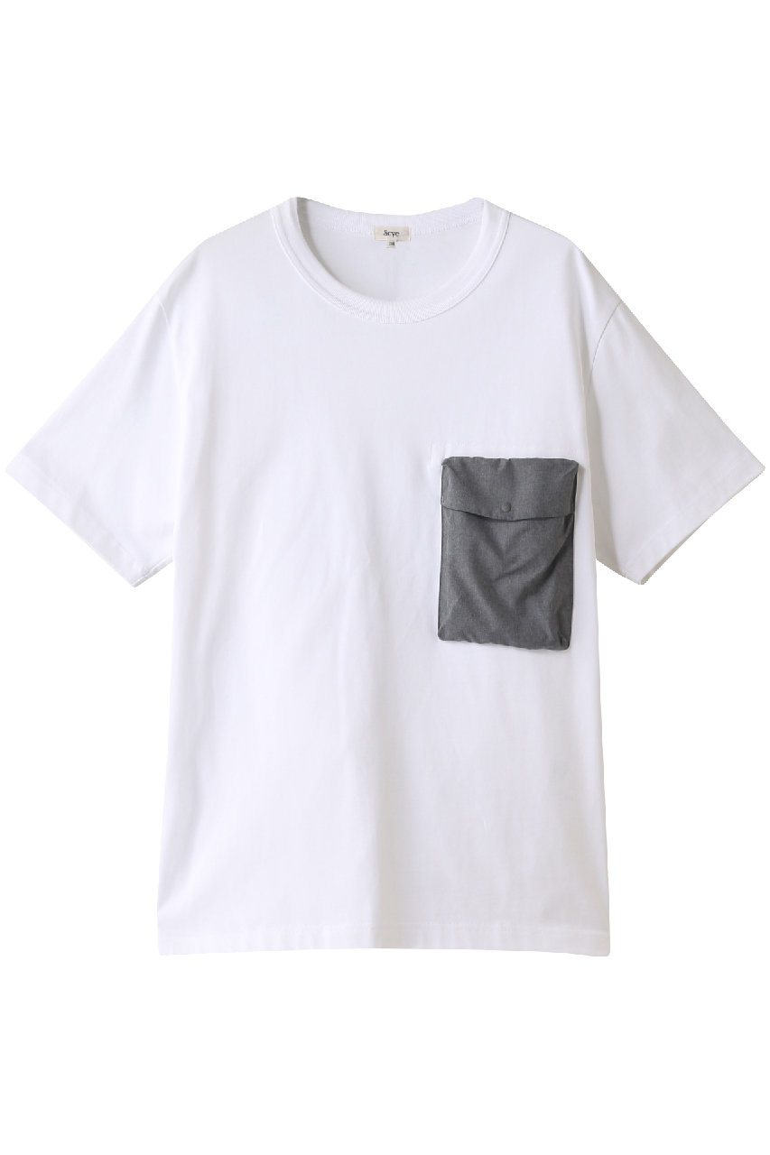 Scye Scye Basics サイ サイベーシックス Men オーガニックコットンジャージーtシャツ オフシロ の通販 Elleshop エル ショップ
