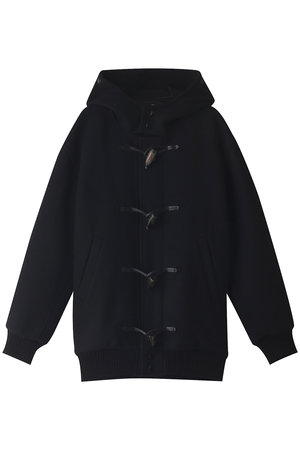 スーパー140ウールメルトンフーデッドボンバージャケット