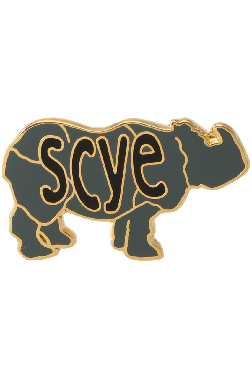 Scye/SCYE BASICS Scye ピンバッジ (オリーブ, 0) サイ/サイベーシックス ELLE SHOP