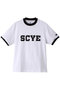【SCYE BASICS】ロゴプリント Tシャツ サイ/サイベーシックス/Scye/SCYE BASICS オフホワイト