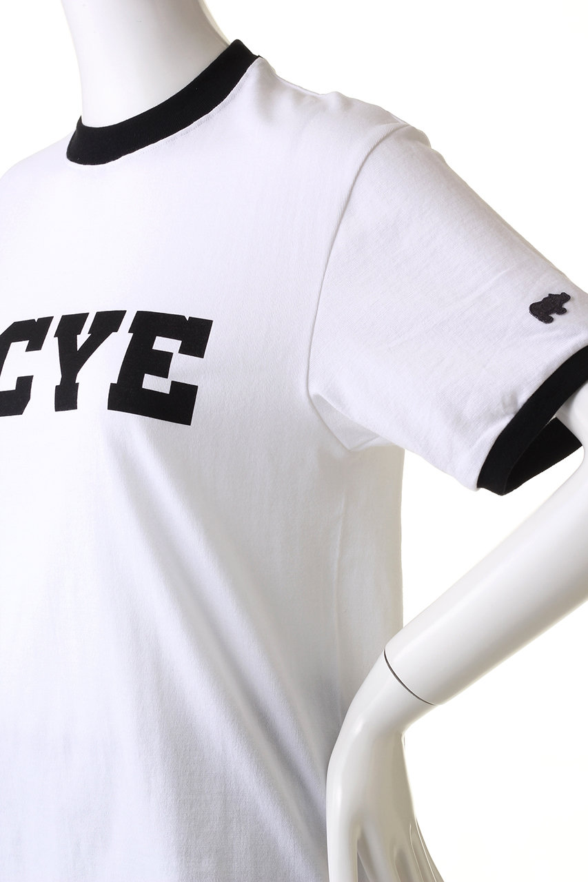 Scye/SCYE BASICS(サイ/サイベーシックス)｜【SCYE BASICS】ロゴプリント Tシャツ/オフホワイト  の通販｜ELLESHOP・(エル・ショップ)