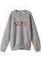 【UNISEX】【SCYE BASICS】フリースバック ジャージー スウェットシャツ サイ/サイベーシックス/Scye/SCYE BASICS ライトグレー