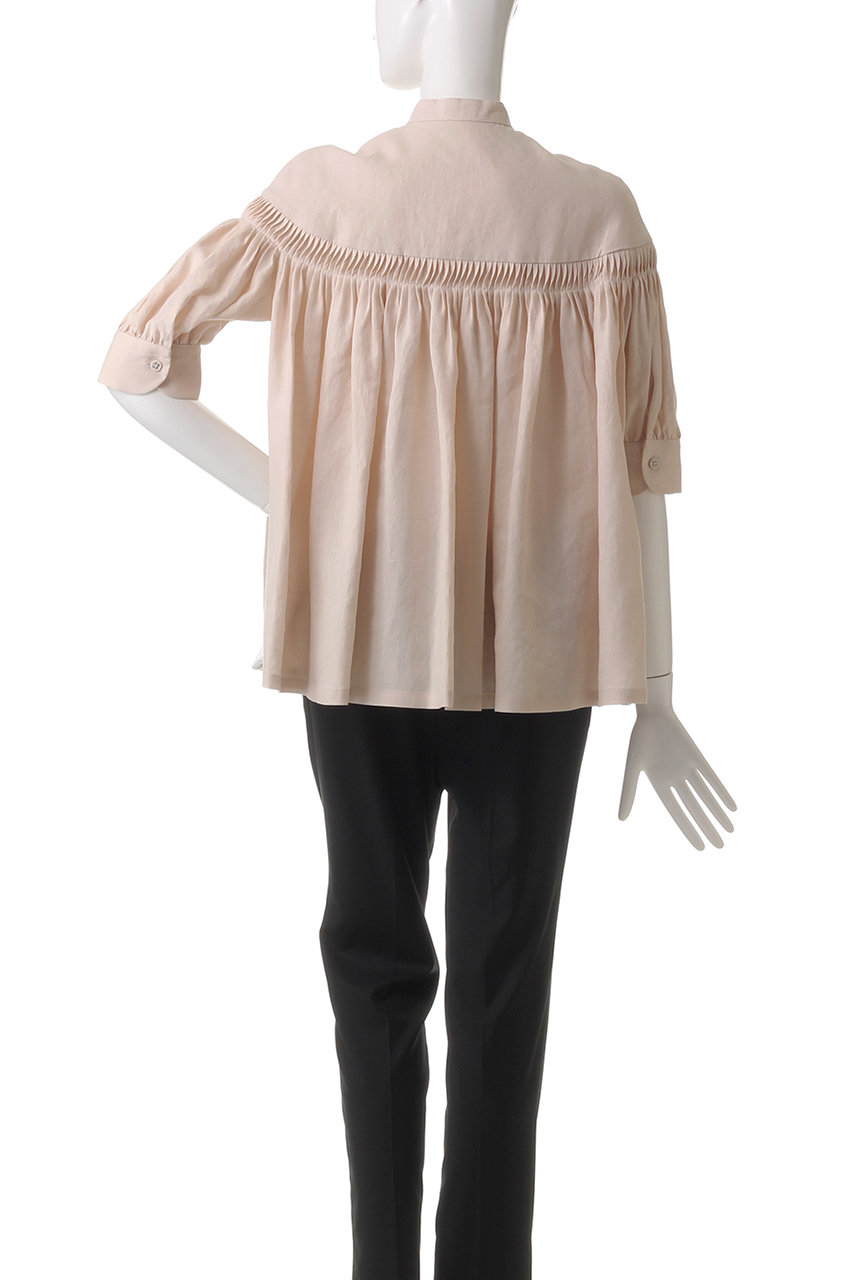 Scye サイ★リネン タック パフスリーブブラウス★試着のみ サイズ40 Scye サイ☆リネン タック パフスリーブブラウス☆試着のみ