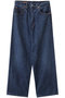 【UNISEX】【SCYE BASICS】Selvedge デニム ワイド レッグ ジーンズ ユーズド ウォッシュ サイ/サイベーシックス/Scye/SCYE BASICS インディゴ