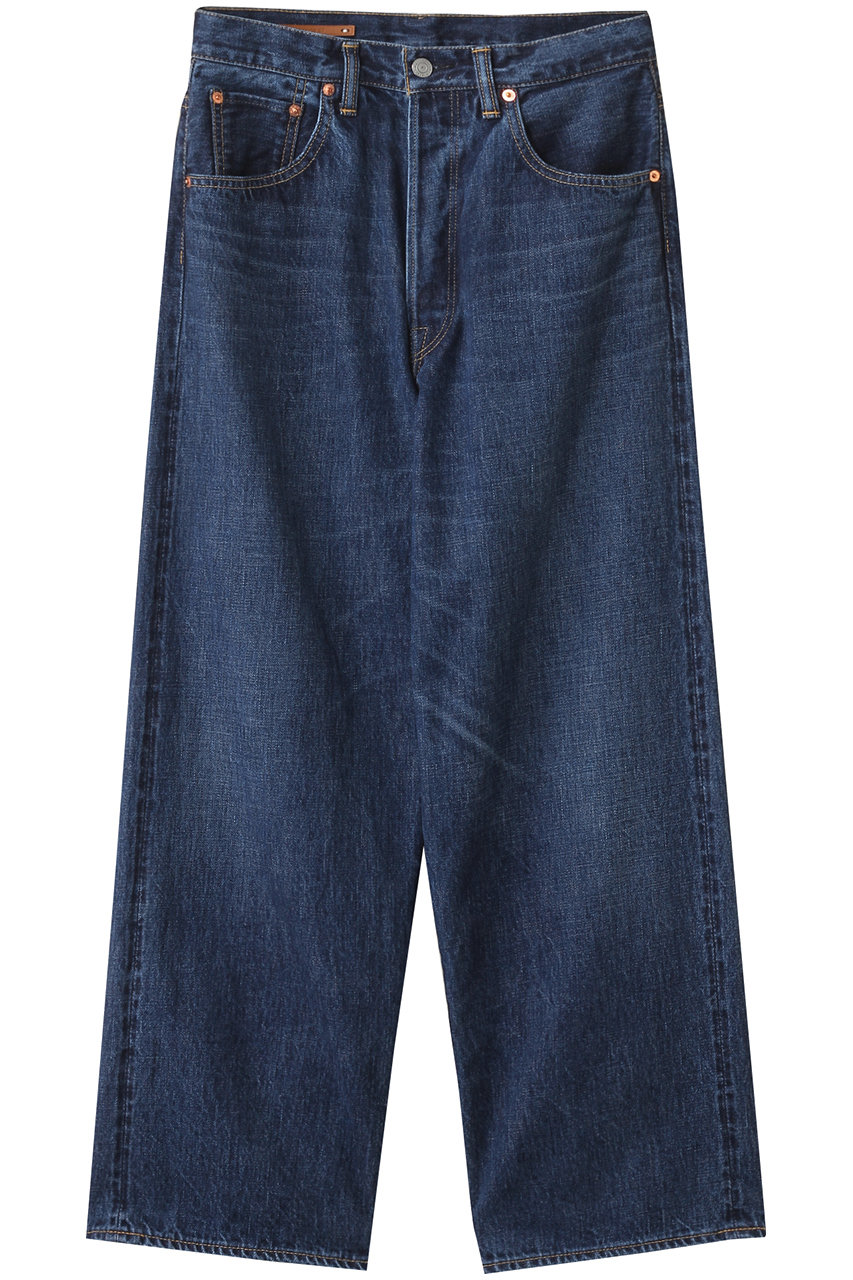 Scye/SCYE BASICS 【UNISEX】【SCYE BASICS】Selvedge デニム ワイド レッグ ジーンズ ユーズド ウォッシュ (インディゴ, 27) サイ/サイベーシックス ELLE SHOP Scye/SCYE BASICS 【UNISEX】【SCYE BASICS】Selvedge デニム ワイド レッグ ジーンズ ユーズド ウォッシュ (インディゴ, 27) サイ/サイベーシックス ELLE SHOP
