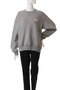 【UNISEX】【SCYE BASICS】Fleece バック ジャージー スウェット シャツ サイ/サイベーシックス/Scye/SCYE BASICS
