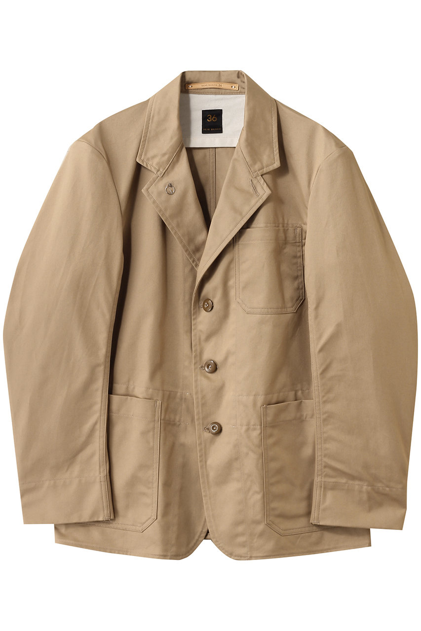 Scye/SCYE BASICS 【MEN】【SCYE BASICS】San ホアキン コットン ブレザー (ベージュ, 36) サイ/サイベーシックス ELLE SHOP Scye/SCYE BASICS 【MEN】【SCYE BASICS】San ホアキン コットン ブレザー (ベージュ, 36) サイ/サイベーシックス ELLE SHOP
