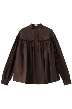 サイ/サイベーシックス/Scye/SCYE BASICSの60/1 Linen Cambric タックド ブラウス(110400/110403)