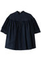 60/1 Linen Cambric タックド ハーフスリーブ ブラウス サイ/サイベーシックス/Scye/SCYE BASICS ダークネイビー