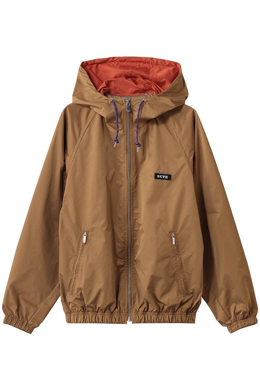 サイ/サイベーシックス/Scye/SCYE BASICSのHigh Density Twill Shell フーディッド ジャケット(キャメル/1226-61042)