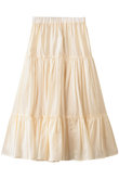 Silk Parachute Cloth ティアード スカート
