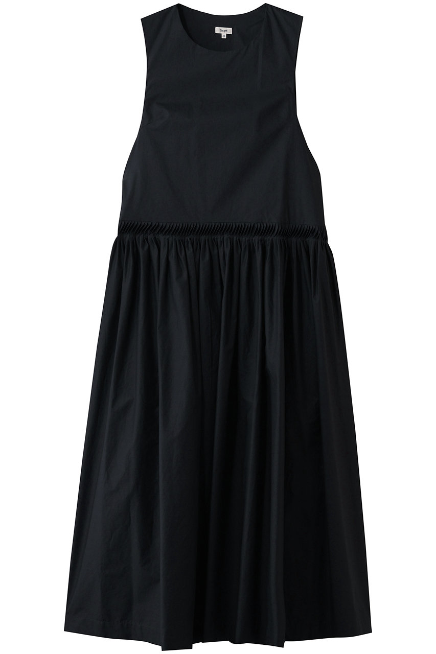 サイ/サイベーシックス/Scye/SCYE BASICSのWashed Cotton Poplin ラップ ドレス(ダークネイビー/1226-01005)