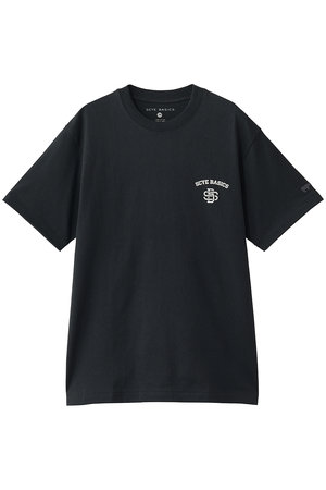サイ/サイベーシックス/Scye/SCYE BASICSの【UNISEX】【SCYE BASICS】30/2  Cotton Jersey Varsity Logo プリント Tシャツ