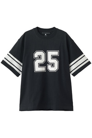 サイ/サイベーシックス/Scye/SCYE BASICSの【UNISEX】【SCYE BASICS】30/2 Cotton Jersey Number 25 プリント Tシャツ