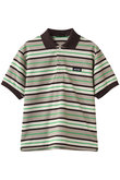 【SCYE BASICS】Striped Cotton Pique ポロ シャツ サイ/サイベーシックス/Scye/SCYE BASICS