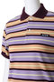 【SCYE BASICS】Striped Cotton Pique ポロ シャツ サイ/サイベーシックス/Scye/SCYE BASICS
