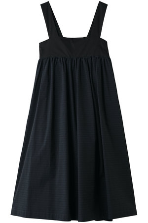 サイ/サイベーシックス/Scye/SCYE BASICSのStriped Stretch Poplin  ハイ ウエスト ドレス(110500/110503)