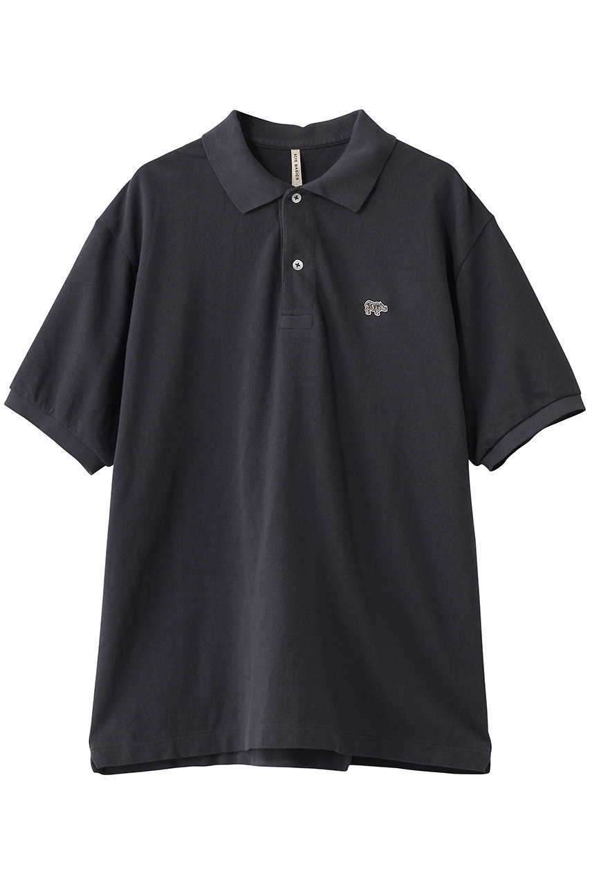 サイ/サイベーシックス/Scye/SCYE BASICSの【MEN】【SCYE BASICS】Cotton Piqu ポロ シャツ(ダークグレー/5126-21700)