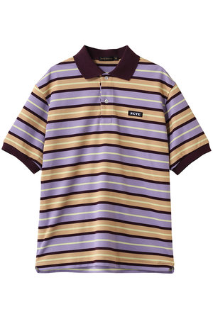 サイ/サイベーシックス/Scye/SCYE BASICSの【MEN】【SCYE BASICS】Striped Cotton Piquet  ポロ シャツ(110400/110404)