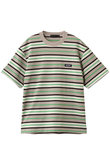 【MEN】【SCYE BASICS】Striped Cotton Piquet  Tシャツ