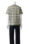 【MEN】【SCYE BASICS】Striped Cotton Piquet  Tシャツ サイ/サイベーシックス/Scye/SCYE BASICS